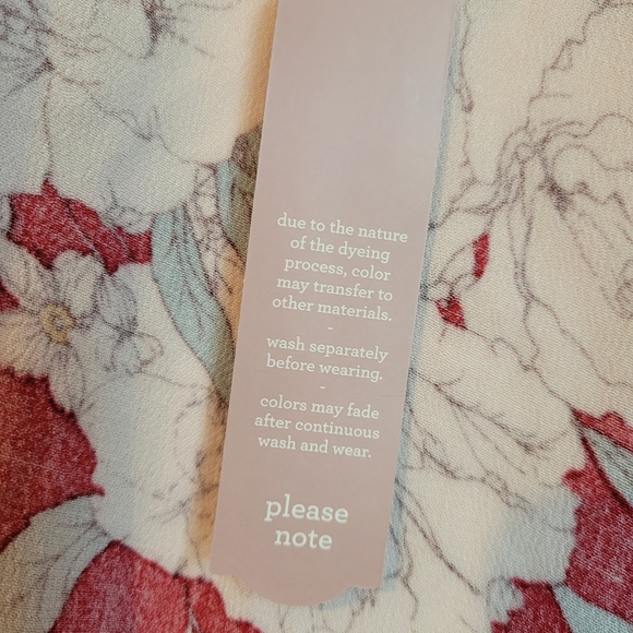 NWT Knox Rose Floral Kimono Cardigan XS/S - Picture 7 of 8